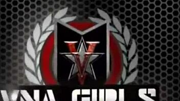 Horny nympho Carmen Valentina foot fucks her pussy live on cam, watch this