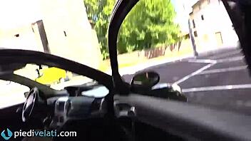 bianca in pantyhose taking off her boots