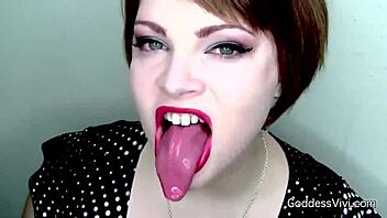 Beauty Girls Tease with Sultry Tongues