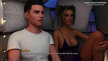 I watched two young sluts sharing a cock in public outdoor threesome from being a dik episode 10 part 81