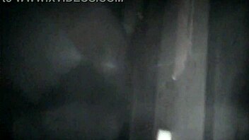 Intensely sucking cocks through glory hole with friend and girlfriend