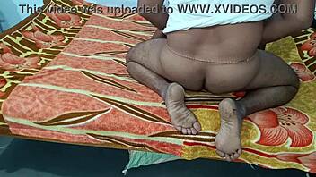 Desi wife feels deep emotional pleasure in homemade doggy style fucking.