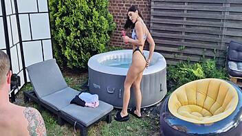 Wow! Check Jadilica's Outdoor Solo Anal Show Behind the Scenes!