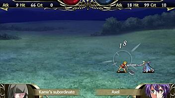 I'm Axel in this erotic anime hentai adventure, it's so exciting!