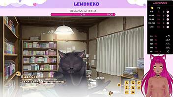 vtuber lewdneko plays love cubed part 3 with cute big tits dating game.