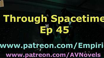 Journey through spacetime in this erotic anime hentai episode 45.