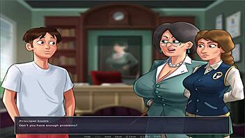 I play Summer Time Saga unc part 16