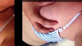 SEXY WHITE TEEN WITH BIG TITS SUCKS COCK HARD