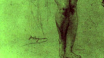 Vintage erotisk kunst blander retro tegneserier med antik anime hentai