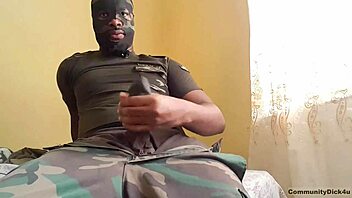 Military Man Demands Blowjob With Dirty Talk