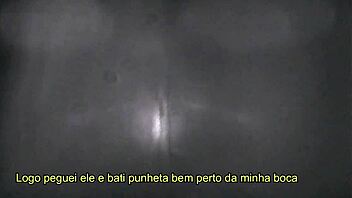 Intensely sucking cocks through glory hole with friend and girlfriend