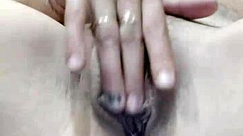 fucked her pussy and anal all close up with toys to orgasm