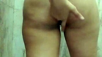 Big Boobs Girlfriend Masturbates in Bathroom