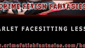 Interracial lesbian action with toys and domination