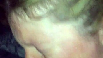 british milf wife gives blowjob and swallows eagerly in this intriguing scene