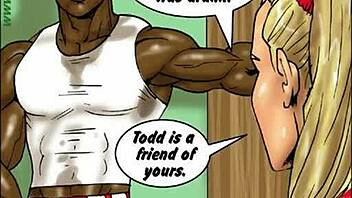 Two hot blondes star in an exciting comic series