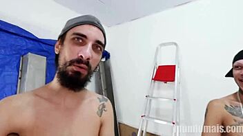 Guys With Monster Cocks Fuck In Abandoned Warehouse