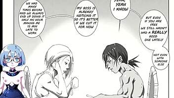 girls night out turns futanari