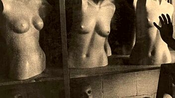 vintage erotic art blends retro cartoon styles with antique anime hentai.