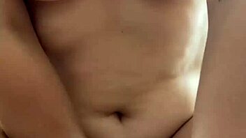 my wife with natural tits squirts twice and shakes hard