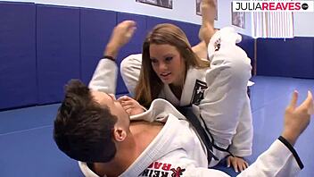 Sport First, Then Big Cock Pounds My Shaved Pussy