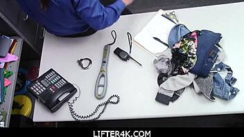 Lifter4k - Perverted Wet Blonde Madison Haze Knelt and Paid Her Felony