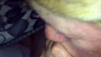 british milf wife gives blowjob and swallows eagerly in this intriguing scene