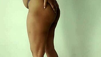 Tanya's solo performance with self-pleasure and partner involvement
