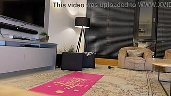 Why does the fitness model's yoga turn into a handjob scene with the fake director?