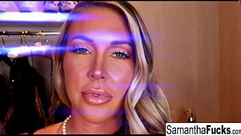 sexy tease with samantha saint