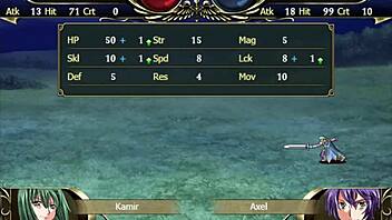 I'm Axel in this erotic anime hentai adventure, it's so exciting!