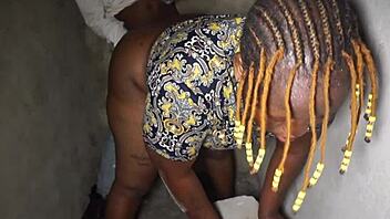 my horny stepmom fucks outdoors