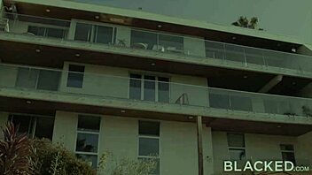 A blacked teen cheats with a massive BBC