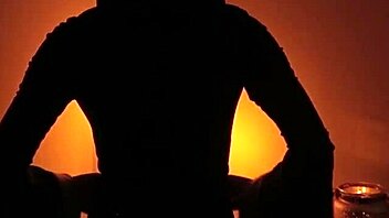 The witch sucks her twin's dick on Halloween night, deepthroat and facial.