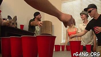 i watched this nasty rough gangbang with cum in mouth and blowjobs, it was so sexy