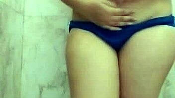 Big Boobs Girlfriend Masturbates in Bathroom