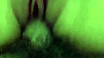 my wife with natural tits squirts twice and shakes hard