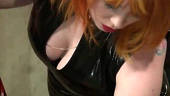 short-haired blonde teen 18+ gets strict milf discipline