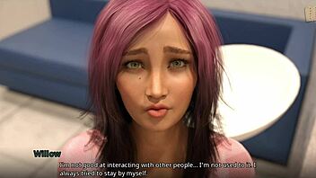 Jamie And Shauna Share Intense Kiss In Homemade Erotic 3D Anime Scene