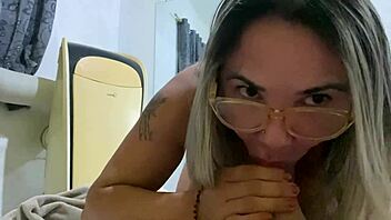 blonde teacher with big ass loves monster cock in her wet pussy