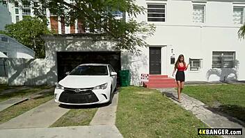 Bubble Butt Alexa Vega Fucked Hard in Van