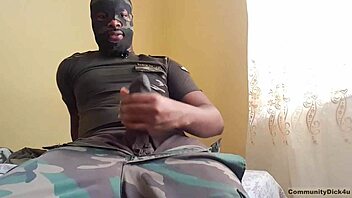 Military Man Demands Blowjob With Dirty Talk