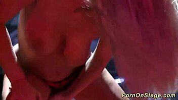 Hot Babe Rips Clothes In Public Striptease Orgasm