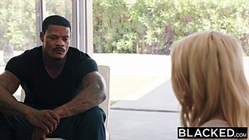 A blacked teen cheats with a massive BBC