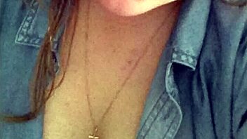 SEXY WHITE TEEN WITH BIG TITS SUCKS COCK HARD