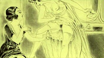 Vau! Vintaget eroottiset piirrokset herättää kuumat retrofiilikset!