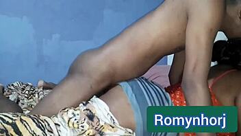 Fat girl plays game, friend pulls shorts aside and fucks her hard until he cums