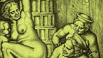 vintage erotic drawings from retro anime hentai collection.