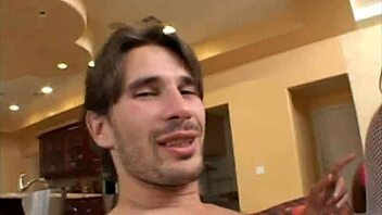 ebony slut with big tits loves cock in her ass