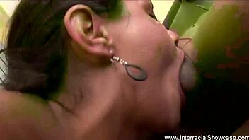 horny wife gets banged by big black cocks in a group